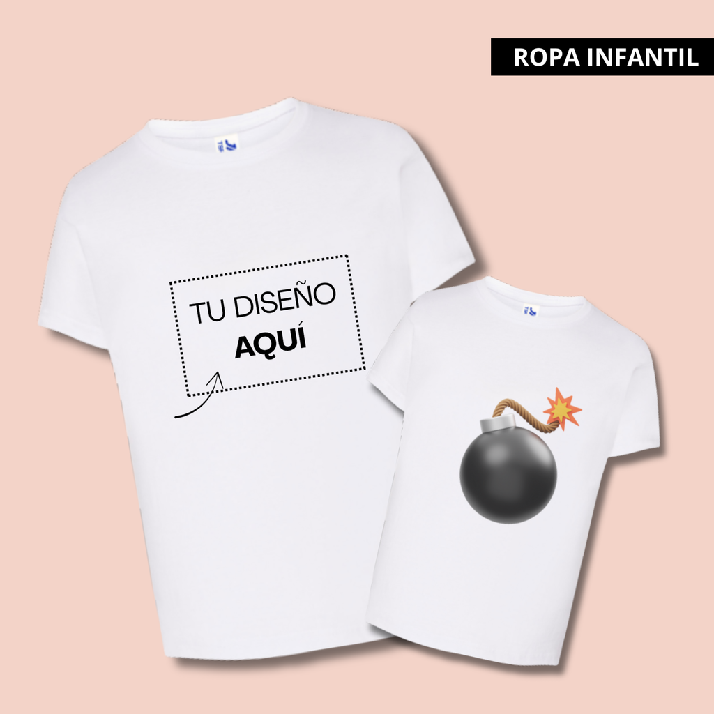 Camiseta infantil personalizada