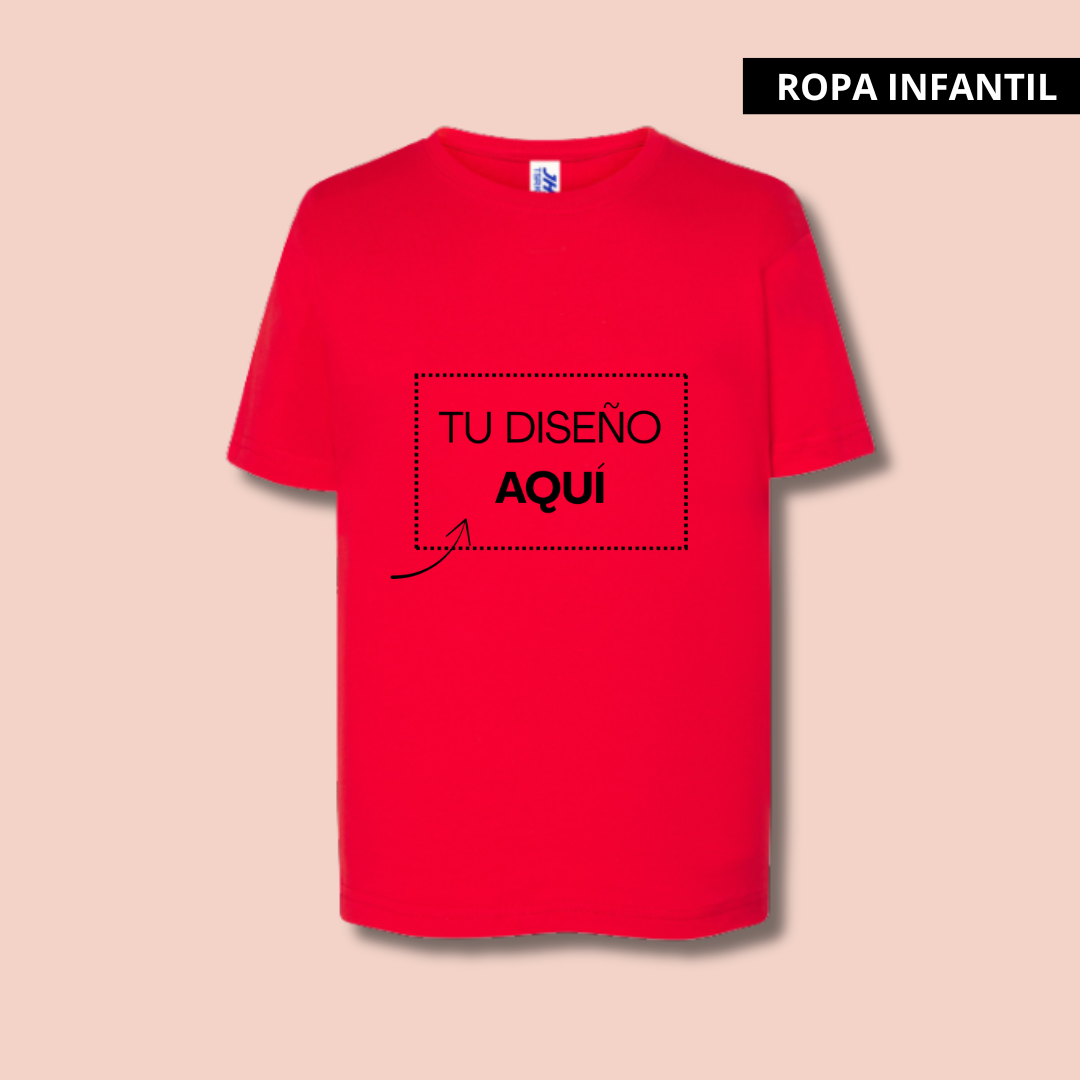 Camiseta infantil personalizada