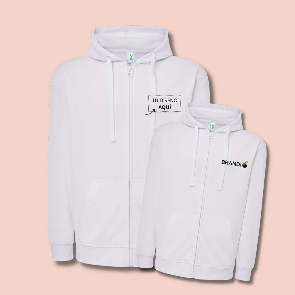 Sudadera con cremallera